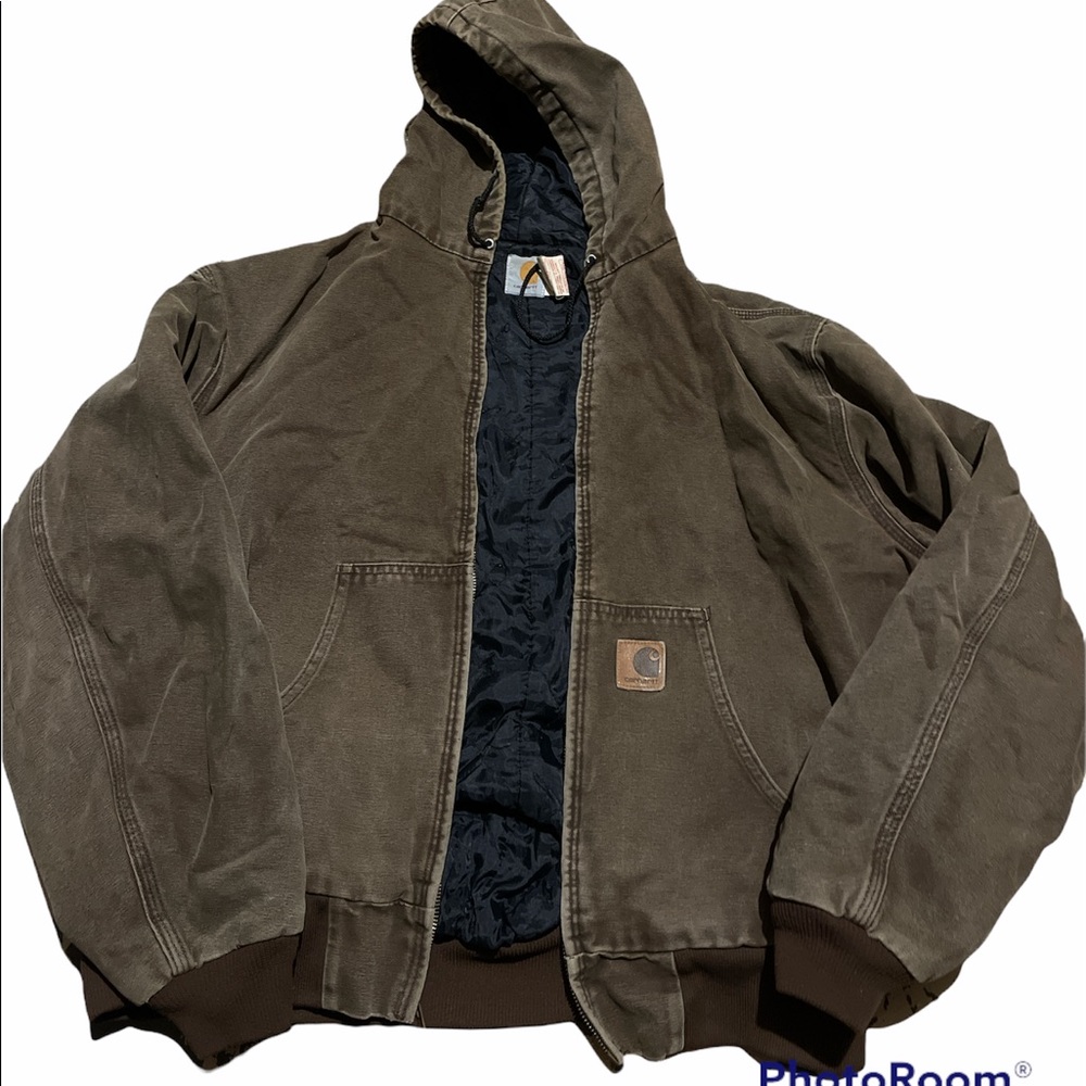Women’s vintage XXl carhartt duck canvas jacket
